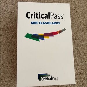 Critical Pass MBE Flashcards